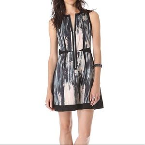 Rebecca Taylor Brushstroke Panel Dress